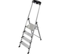 Escalera tipo tijera KRAUSE, con arco de seguridad alto