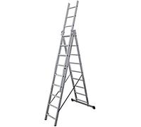 Escalera transformable aluminio 3x9 peldaÑos edm