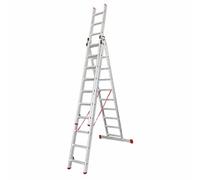 Escalera Transformable Triple Plus TR3-PLUS-3.5 de 12x3 Peldaños de Aluminio