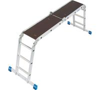 Escalera universal articulada STABILO KRAUSE, se puede usar como escalera de mano o de tijera y como plataforma de trabajo