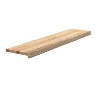 Escaleras de roble macizo sin tratar, 12 piezas 110x30x2 cm | Madera en bruto personalizable, uso alféizar ventana, mantenimiento húmedo simple, grano único natural