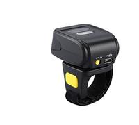 Escáner Bluetooth Anillo Inalámbrico Mini Finger Lector de código Barras 1D Scanner 2D para Puntos de Venta en supermercados(1D Scanner)