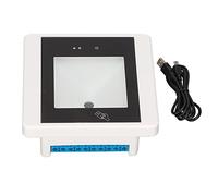 Escáner de código de barras multiusos escritorio 1D 2D QR código de barras Control de acceso lector de tarjetas IC ID (R35C blanca)