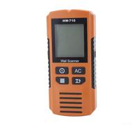 Escáner de pared HW-710 con pantalla de profundidad en tiempo real y selección de modo para detección de metal y madera y alambre vivo en construcción interior común