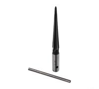 Escariador cónico de 5 a 16 mm, herramienta de desbarbado para metal y madera, agujero de alfiler, ampliación con mango ergonómico (mango redondo de 3 a 13 mm)