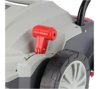 escarificador/aireador de césped, con motor eléctrico, potente (1500 W), 3000 revoluciones por minuto, ancho de trabajo de 32 cm, bajo nivel de ruido, bolsa de recogida de 30 litros, con