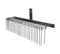 VEVOR Rastrillo de Remolque detrás de Paisaje Rastrillo de Remolque de 1830 mm con 32 Púas Rastrillo de Césped de 3 Puntos con Accesorios para Tractor Rastrillo de Paisaje para Jardín, Granja, Césped