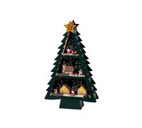 Escena navideña en árbol con led 33 x 9 x 55 cm