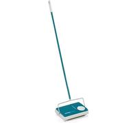 Leifheit Escoba barredora para alfombras Regulus, mecánica, tres cepillos, 22 cm, turquesa