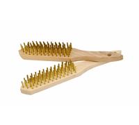 Escoba de alambre awtools 4 filas, para limpieza en superficies duras,