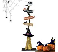 Escoba de s decoración Halloween Halloween Madera Alimentado por Batería