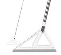 Escoba mágica multifunción para Suelo, Goma y Silicona para Limpieza de Suelos, Sala de Estar, Cocina, baño, fácil de secar (Gris, 137 cm)