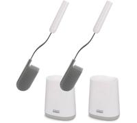 Escobilla de baño FLEX LITE 70523 42 cm, juego de 2, blanco, plástico, Joseph Joseph
