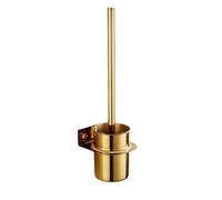 Escobillas de Baño Oro WC Cepillo For Limpiar Acero Inoxidable 304 Montado En La Pared Titular De Cepillo De Acabado Cromado Baño Cleanning En Bastidor De Plata Escobilla WC ( Color : Gold 1 )
