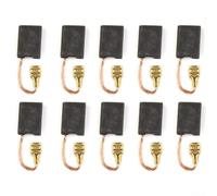 Escobillas de carbón de 6,3 x 16 x 22 mm, compatibles con amoladora Bosch GWS 20-230 H, paquete de 10 bloques de carbono de larga duración, kit de reparación de motor eléctrico, grado industrial