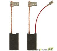 Escobillas de carbón para motor Bosch 6,3 x 12,5 x 24 mm GBH 5-40 DE 5-40DCE GSH 5 E 5CE DCE 1617014144 con cable de servicio