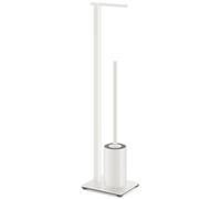 Escobillero CARVO 72 cm, blanco, acero inoxidable, Zack