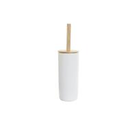 Escobillero Gres Bambu 10X10X38 Blanco El mejor complemento para tu hogar -Fijalo-