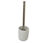 ESCOBILLERO PORTAESCOBILLA ESCOBILLA BAÑO Raya Redondo Porcelana Blanco