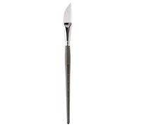 Escoda Perla Series 1436 - Pincel para acuarela y acrílico, mango corto, cerdas sintéticas blancas, tamaño 1,27 cm