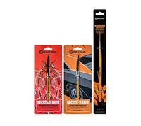 ESCODA Set 3 Pinceles Pinstriping - Lettering Vehicle Custom Plano Sesgado Redondeado Salida Larga en Punta Set Necksbreacker Pinstriping Longliner Detalles Profesional Fabricado a Mano en España.