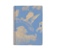 Escolofi 4 Elements Air · Cuaderno Espiral DIN-A4 · 80 Hojas · Cuadrícula 5x5 · Papel Reciclado FSC