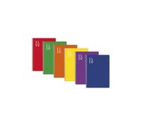 Escolofi - ESCOLOFI LIBRETA ESPIRAL TAPA DURA 50H FOLIO 70GR MILIMETRADO 3X3X9 CM ROJO -5U- 180945501