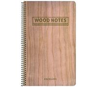 Escolofi Wood Notes 800120000 - Libreta horizontal, 130 x 210 mm