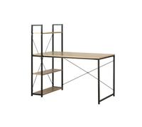 Escritorio 120 cm con 4 baldas estilo industrial