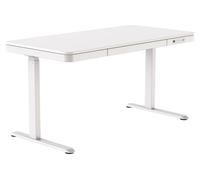 Escritorio Activejet con ajuste de altura eléctrico, dimensiones 140x70 cm, modelo ET119W-C, color blanco