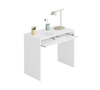 Due-Home Innovations SL Mesa de ordenador I-Joy con bandeja extraíble Blanco Artik 90x54x79 cm