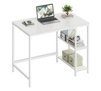 VASAGLE Escritorio, Mesa de Trabajo, 100 x 50 x 76 cm, Estilo Moderno, para Estudio Dormitorio Salón Oficina, Blanco Arce LWD046W01