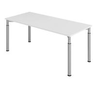 Escritorio con armazón de 4 patas de altura regulable, profundidad 800 mm