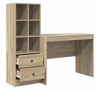 Escritorio con cajón 2 pcs Roble Sonoma