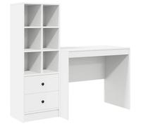 Escritorio Con Cajón Con Estante Con Almacenamiento 2 Pcs Vidaxl