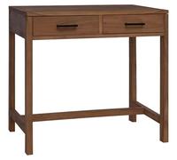 Escritorio con cajones de madera maciza de teca, color natural, marca vidaXL