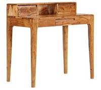 Escritorio Con Cajones Madera Maciza 88x50x90 Cm Vidaxl