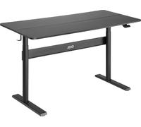 Escritorio con tablero 140x68cm Muelle de gas Ergo Office Regulable en altura
