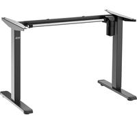 Escritorio de altura ajustable, escritorio para estar de pie y sentado, escritorio ergonómico para estar de pie y sentado, eléctrico con 1 motor, estructura de escritorio con capacidad de hasta 80 kg,