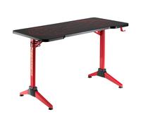 Mesa para ordenador gaming con iluminación LED RGB trasera y portavasos 120 cm