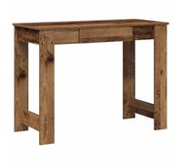 Escritorio de Madera de ingeniería Envejecida vidaXL 100x45x75 cm, Mesa de Oficina, Mesa de Ordenador, Escritorio de Estudio