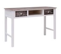 Escritorio De Madera Marrón 110x45x76 Cm Vidaxl