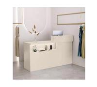 Escritorio de recepción esquinero con cajones con cerradura, mesa de computadora para pago, vestíbulo, salón, oficina en casa, muebles modernos de recepción
