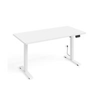 Escritorio eléctrico 140 cm ergo blanco