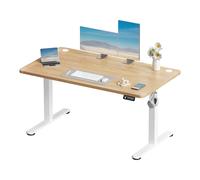 Escritorio Elevable Eléctrico Ajustable en Altura con Panel Inteligente de Varias Memorias, Mesa para Oficina en Casa con Tablero Ensamblado, Ideal para Trabajo Ergonómico y Uso Diario.