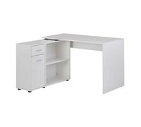 Escritorio esquinero 120 cm, blanco