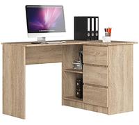 Escritorio esquinero b16 akord color roble sonoma 124 cm