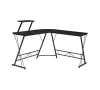 Escritorio esquinero yremso forma de l 122x122x98cm - negro [en.casa]