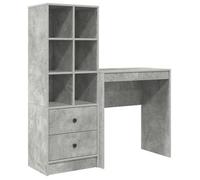 vidaXL Escritorio 115,5 x 40 x 127 cm 2 uds. Multicolor Gris hormigón