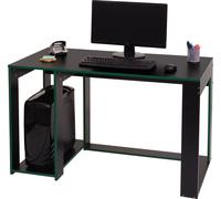 Escritorio HWC-J26, mesa para ordenador, mesa de oficina, 120x60x76 cm, color y verde